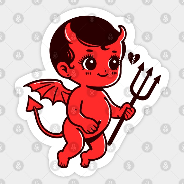 little heartbreaker Sticker by hunnydoll